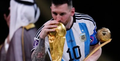 psicología del fútbol, messi ganando el mundial